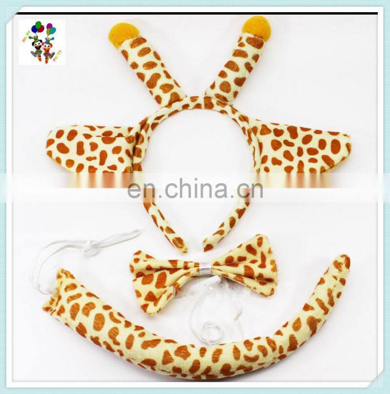 3pcs Fancy Dress Cosplay Animal Ears Party Headbands with Bow Tie HPC-0701