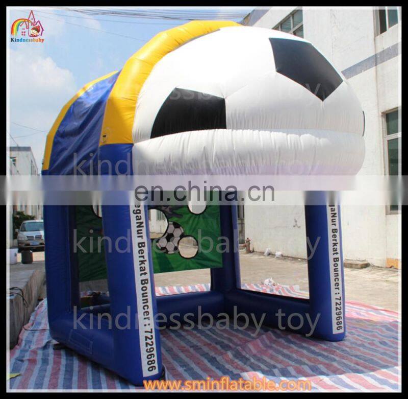 Funny inflatable football gate,inflatable soccer shoot goal,ball goal post game for kid