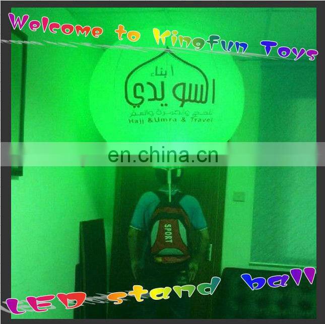 Yard promotion stand ball with LED