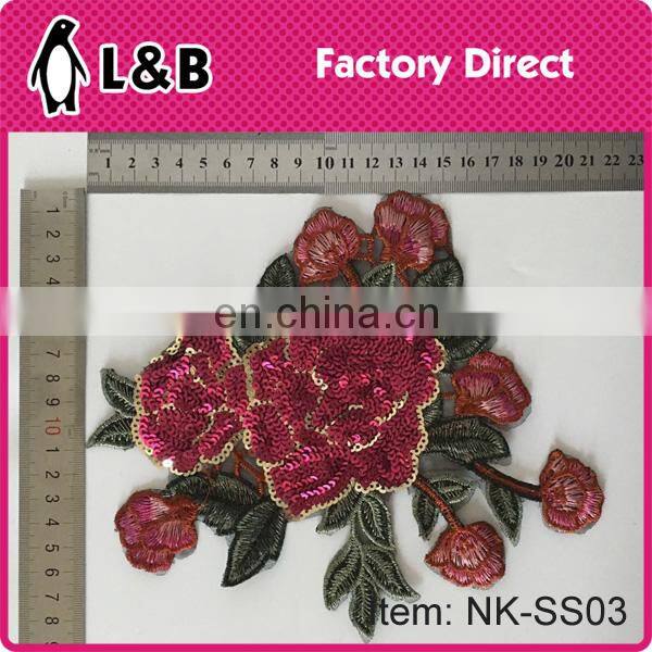 New arrived double sequin patches