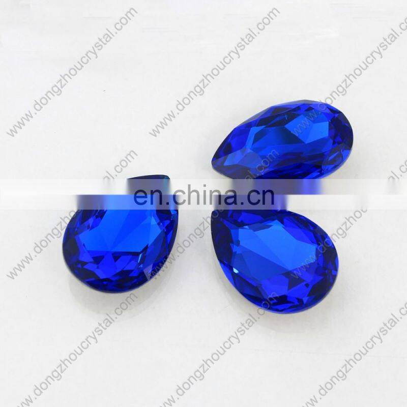 full colors mix sizes color tear drop fancy pointback glass rhinestones