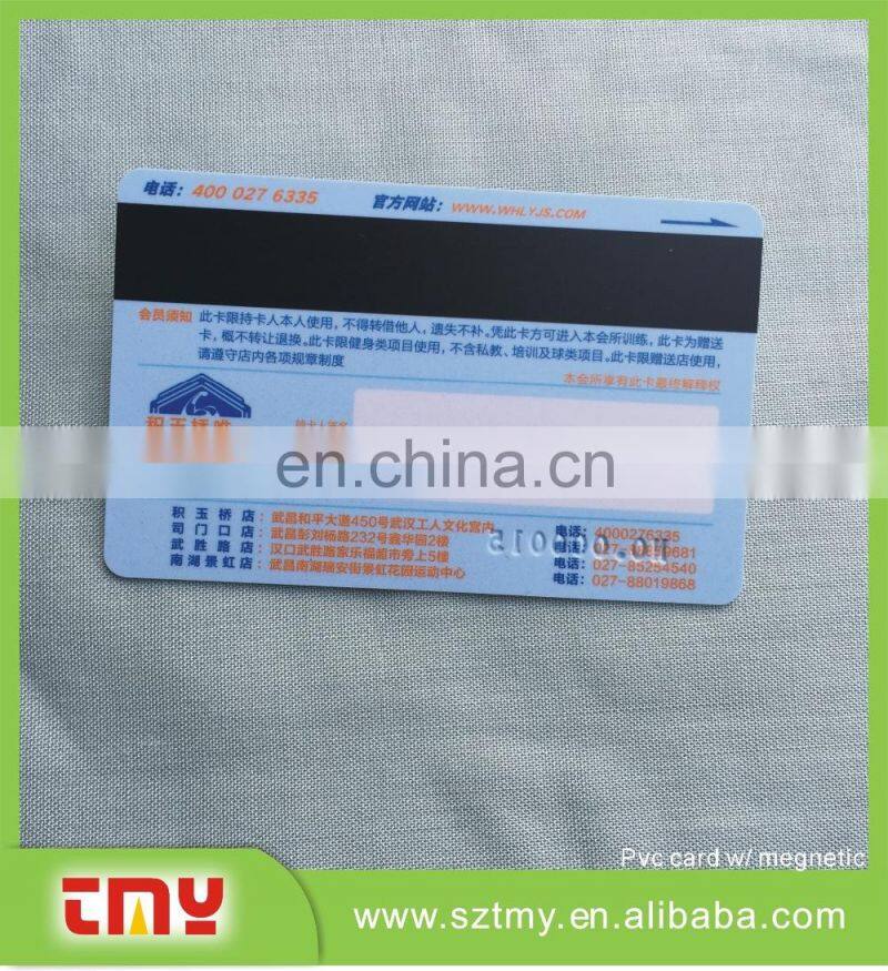 Full color printing plastic card for event using