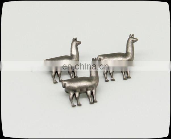 Fashional decorative metal plate with enamel handbag logo metal plate