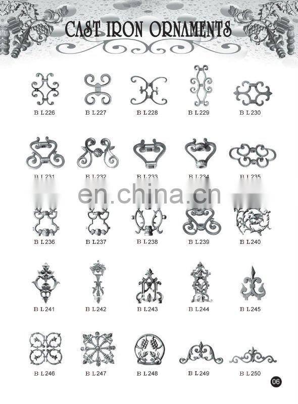 4130-weldable ornamental cast steel flowers producer hebei china