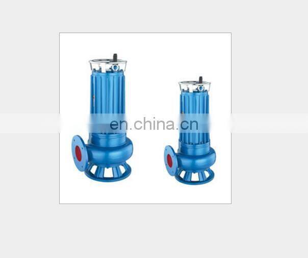 WQK-QG cutting sewage pump 1.5kw with double cutter tearing efficient non-clogging submersible sewage pump manufacturers