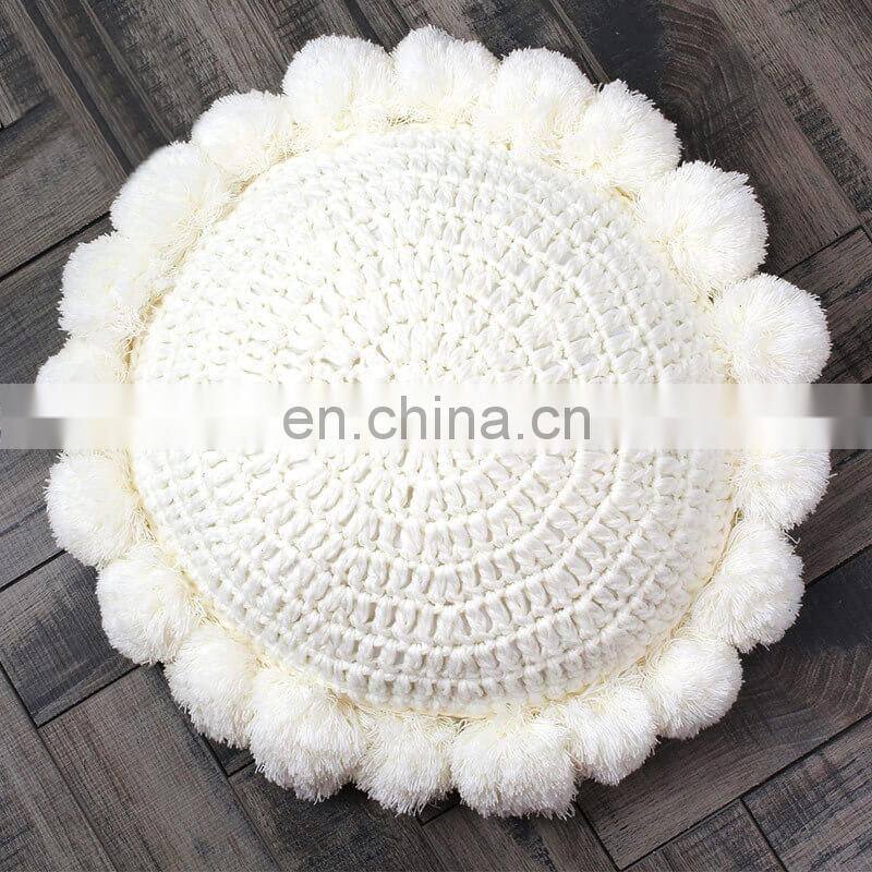 i@home Nordic style chair seat sun flower shaped throw sofa cushion pillow