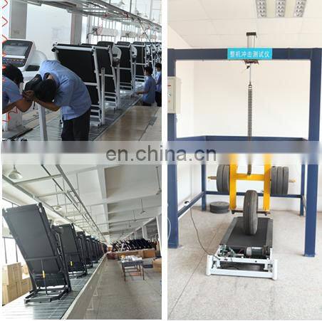 Multifunctional DC 3.25HP Blue Screen Display Calories Heart Rate Stay Healthy Running Machine Home Use Treadmill