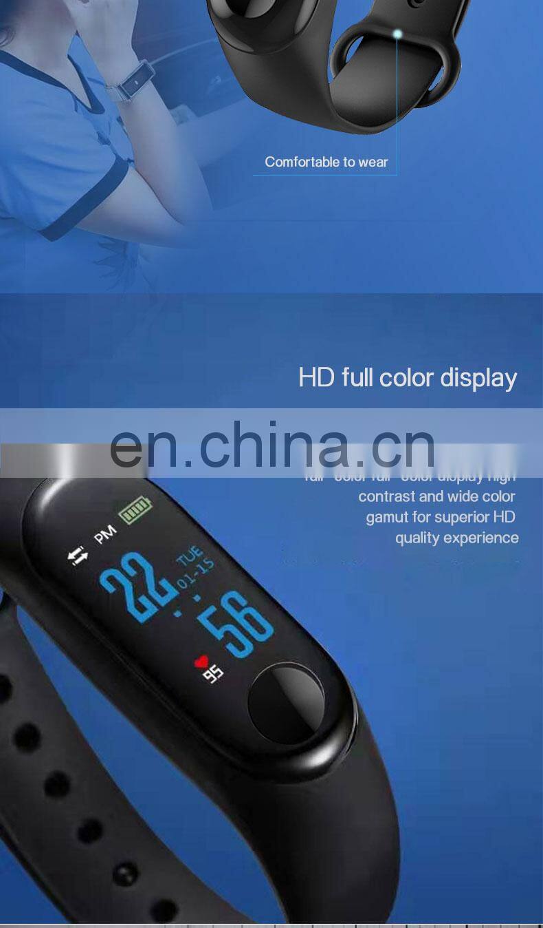 Golden Sky M3 Smart Watch Slim Full Touch Screen Female Smart Watch With Blood Pressure And Heart Rate Sport Bracelet Wristband