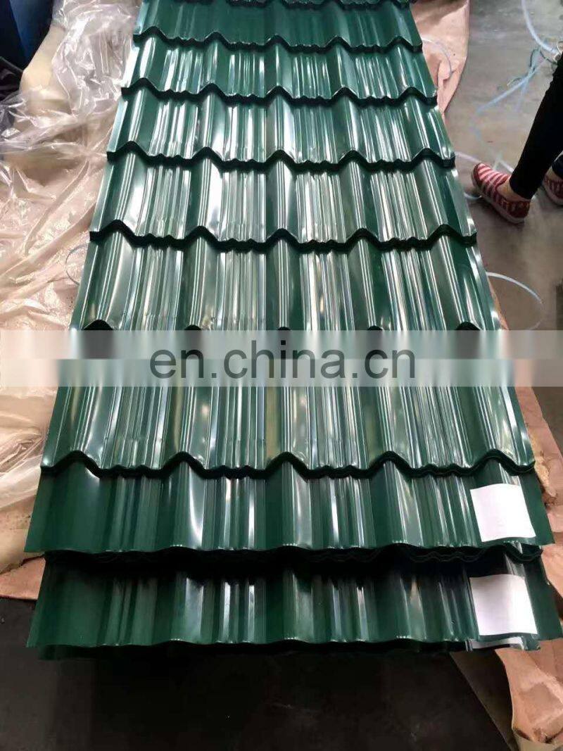 Trapezoidal Profile galvalume gi profile sheet IBR steel green roofing sheets