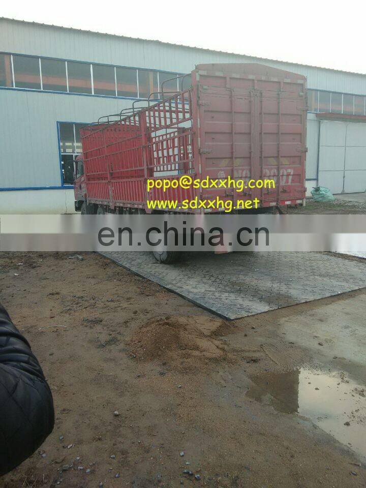 High Modulus Polyethylene (HMPE) road panels/ hmwpe ground protection mats