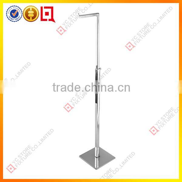 Two arms metal bag display rack, handbag display stand