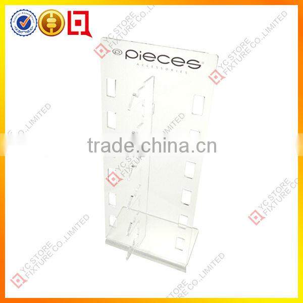 Small acrylic countertop sunglass display rack