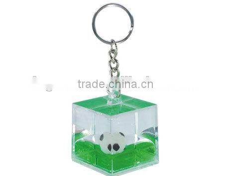 oil and liquid filled liquid timer keychains, mini keyring