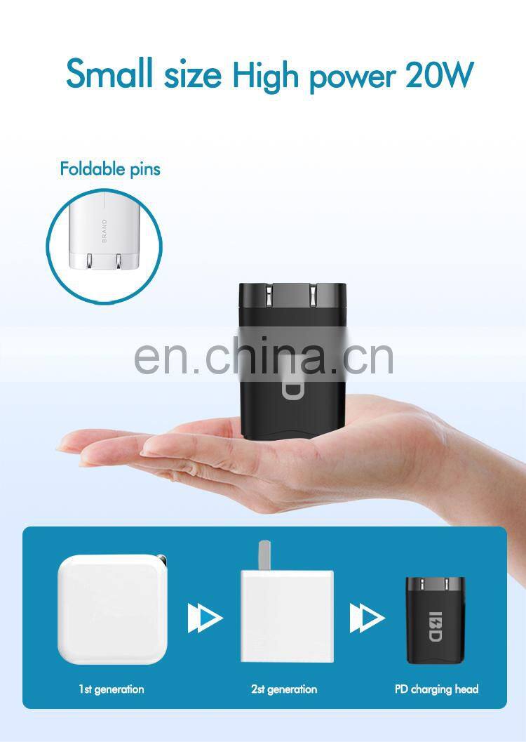 Portable Mobile Phone Charger 9V/2.22A 20W Dual USB Wall Charger