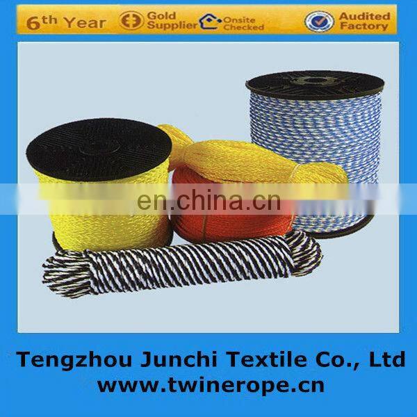 polyester double braided rope with core