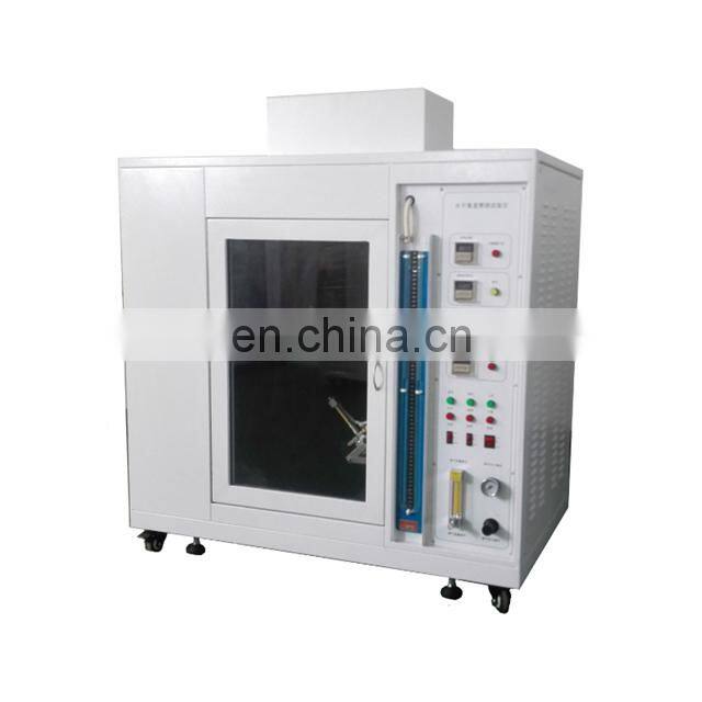 Vertical and Horizontal Flammability testing Instruments  For Insulating Materials