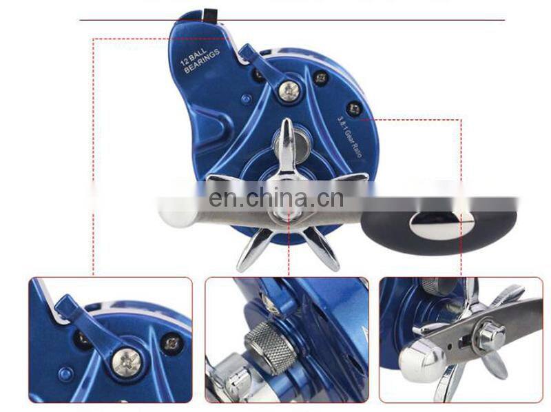 Amazon Hot Sale Cold Water Linecounter Trolling Reel Counter Catfish Casting Trolling Reel Fishing