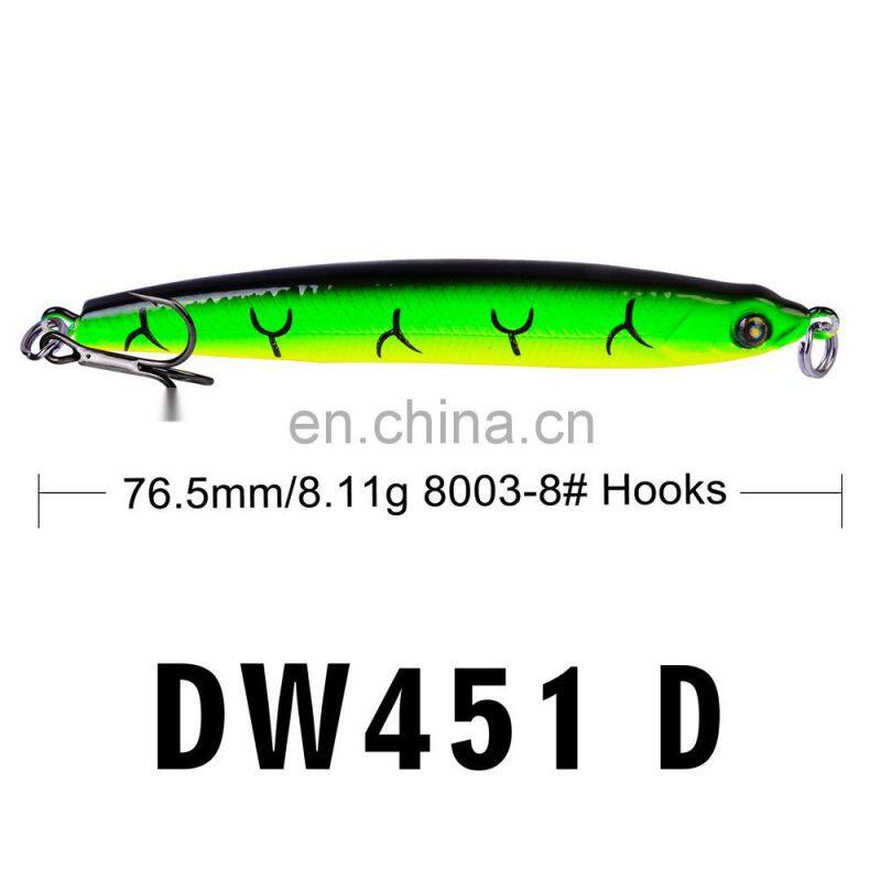76.5mm fishing pencil VIB bionic lure 8.11g lure poppa sinking pencil fishing tuna popper lure