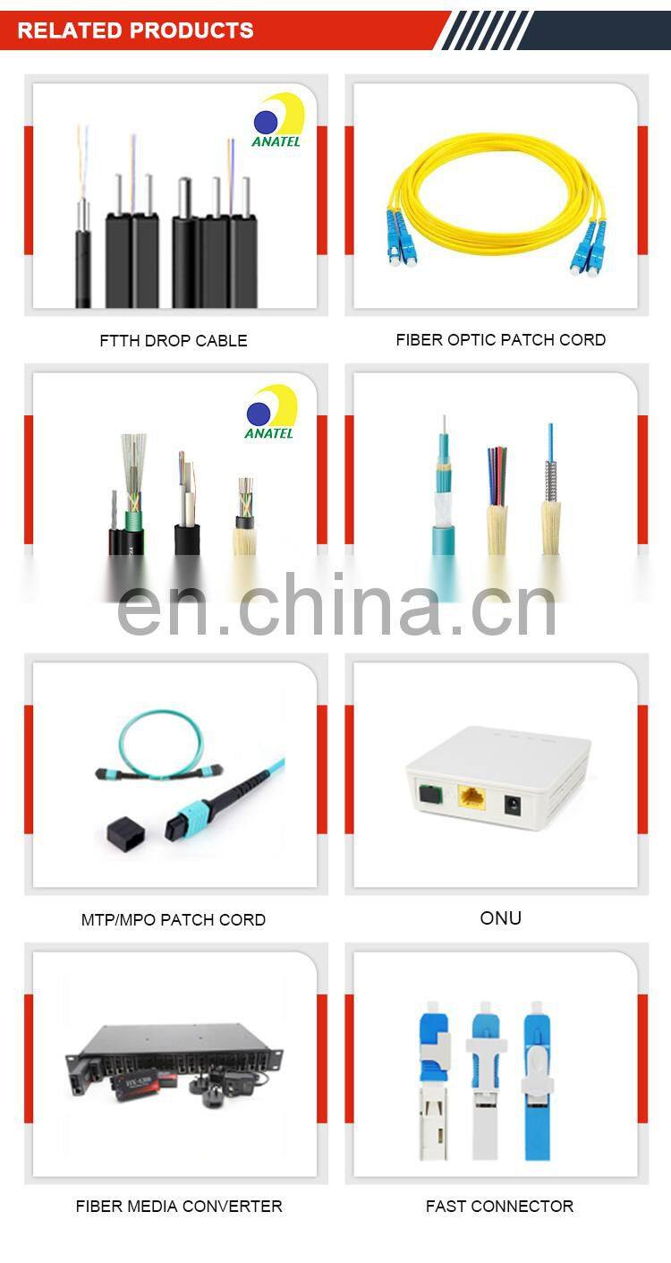 Optico Fibra ASU / AS 12fo Drop Compacto 1fo Single mode Outdoor fiber optic cable