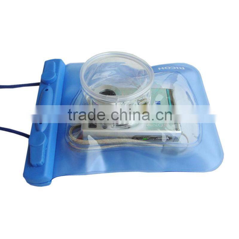 watertight waterproof case underwater camera bag for Nikon J1 with long shot