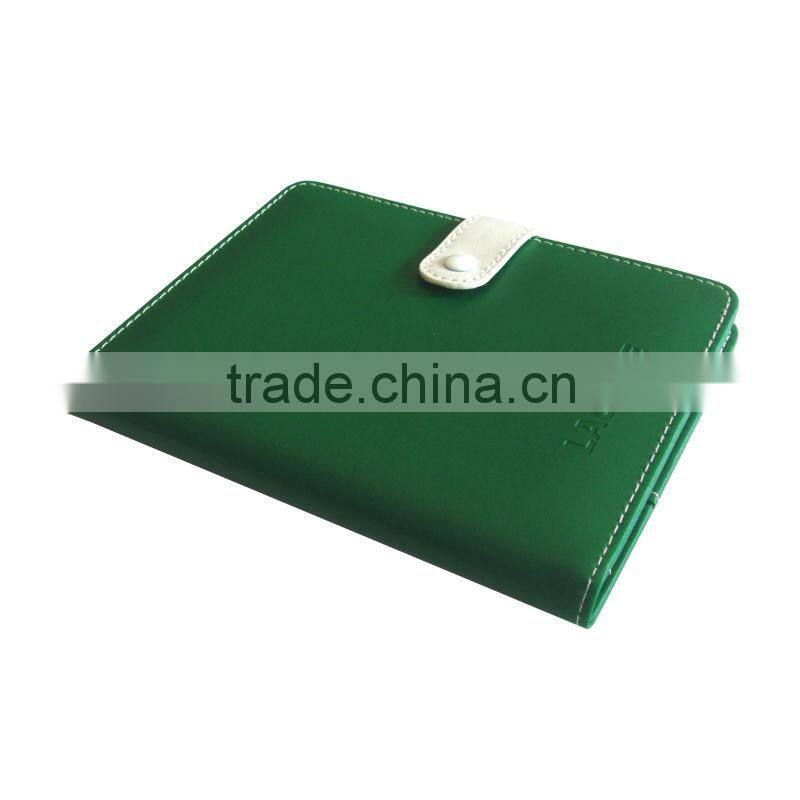 2013 new pro PU green note book card holder leather pocket business card cardboard business card holder