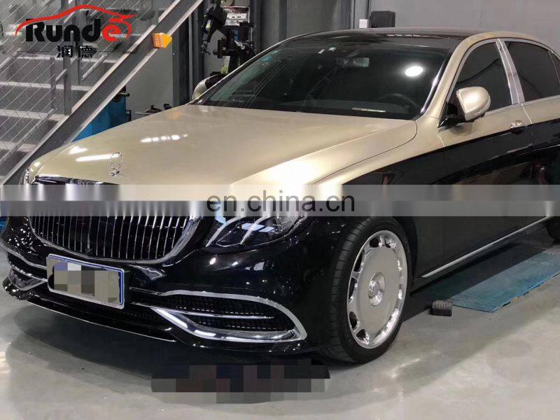 RUNDE W213 Fashionable MABAH Style Car Bumper Car Full Bodykits for 2016-2020 Mercedes BENZ W213
