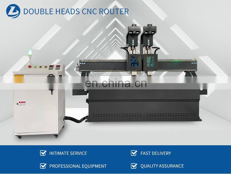 Jinan double head cnc router woodworking cnc machine cnc router made in china