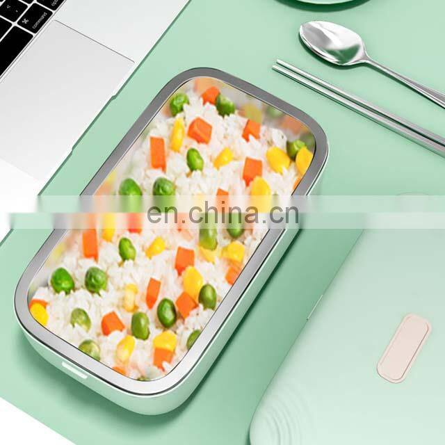 220 V 110 V 40 V Stainless Steel Electric Heating Lunch Box Office School Home Food Warmer Container Heater Bento Box