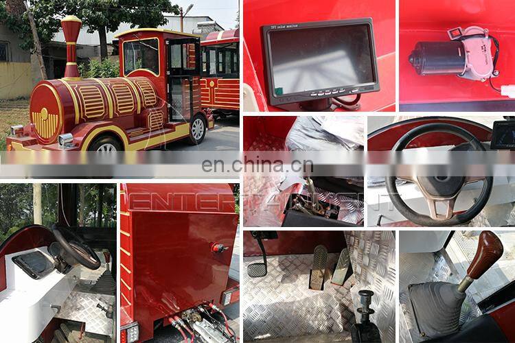 High Quality Large Attraction Park Equipment Trackless Train Ride On Sale
