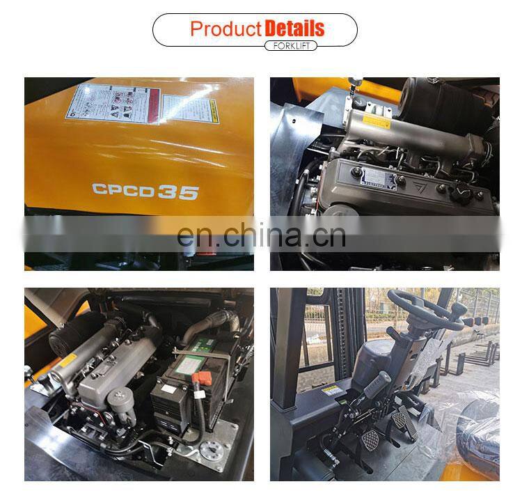 3.5 Ton Chinese cheaper Diesel/Electric Forklift Price CPCD35