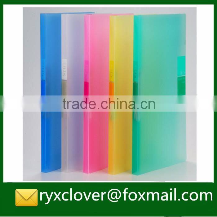 a4 clear plastic seris book pockets display book