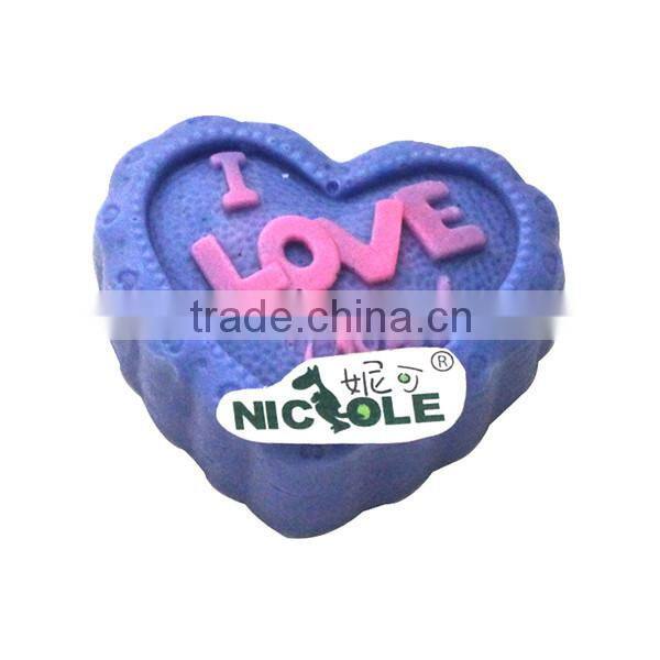 Three Cavity Square Food Grade Silicone Mould For Soap Cake Chocolate Jelly Pudding Making