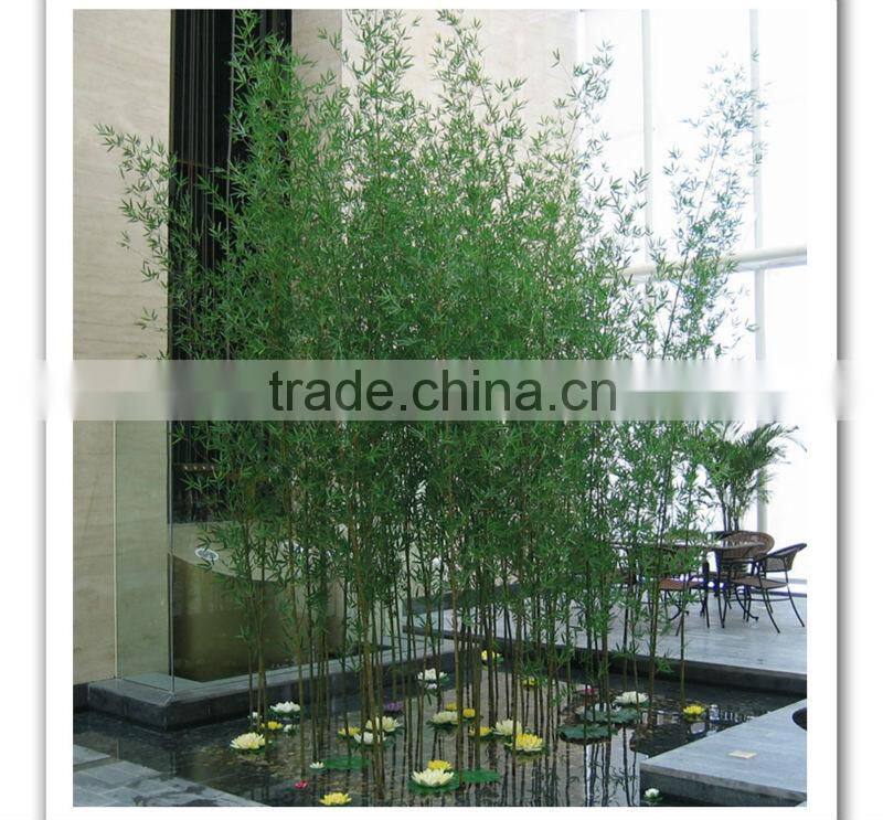 artificial /fake bamboo with natural stem and high-grade leaves stem/artificial /outdoor artificial bamboo