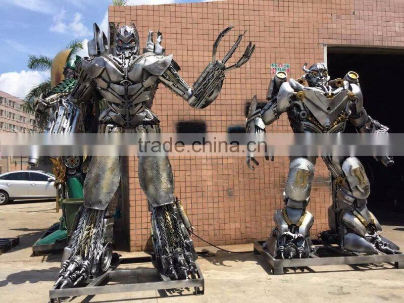 3.5meters high Megatron large outdoor sculpture cartoon figure sculpture for public plaza exhibition celebration
