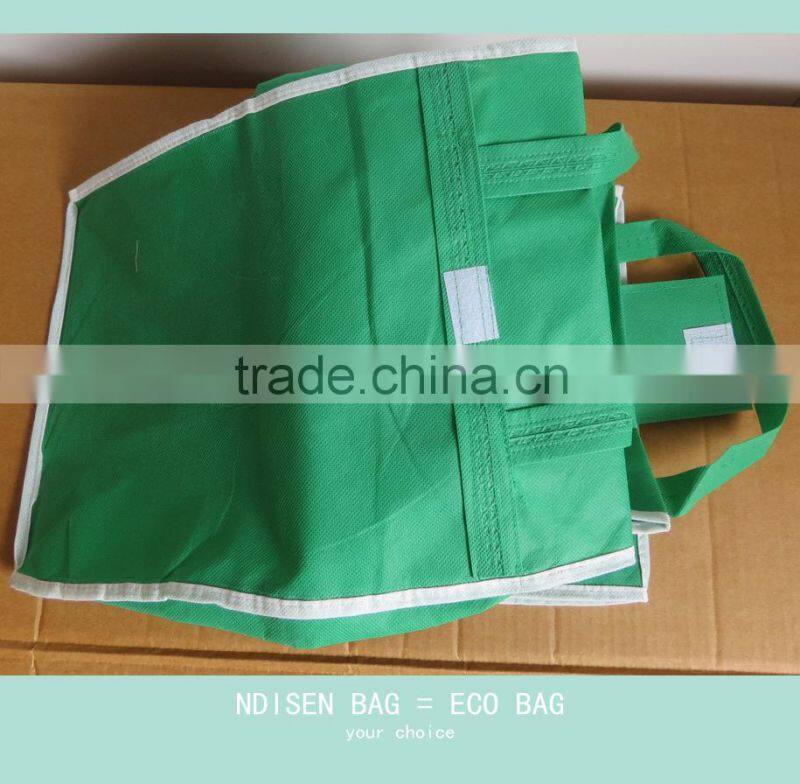 supermarket cart shopping bag carrier with wheel