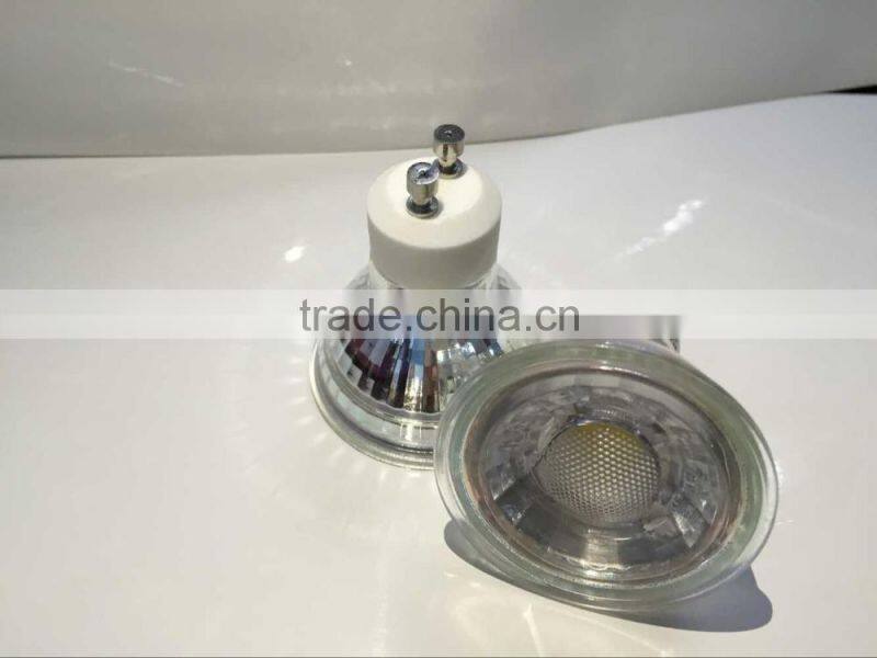 China Supplier CE ROHS Approved 6W Dimmable COB GU10 LED Spotlight