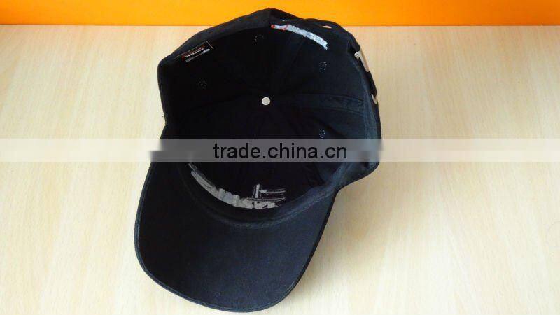 100% cotton promotion hat with embroidery logo