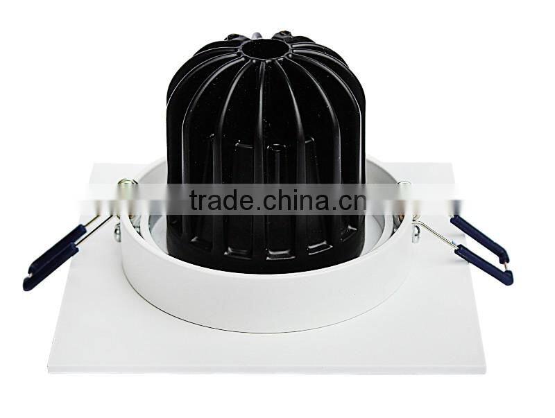 Manufacturer 10W 20w 30w COB led down light square recessed CE ROSH