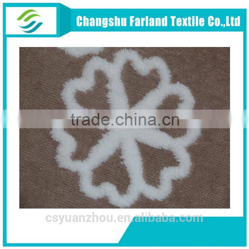 new product sherpa jacquard fabric swatch