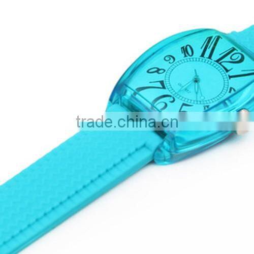 Personalized Top Quality Japanese Movement Watches silicone rubber watch