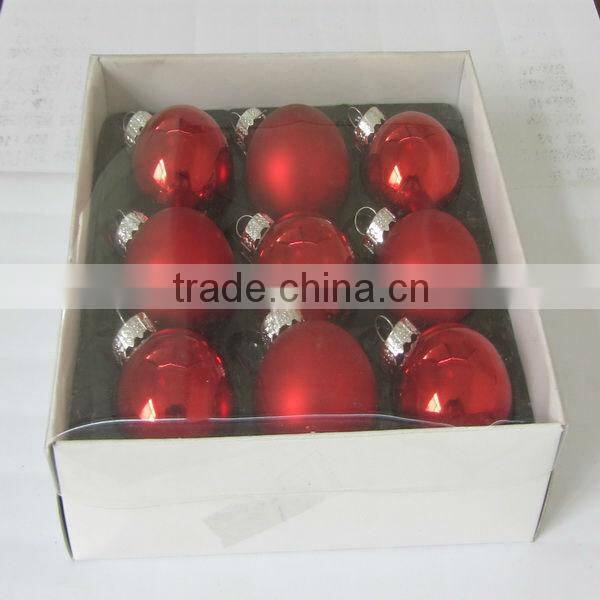 red plastic christmas ball can be print customs logo,small ball plastic toys