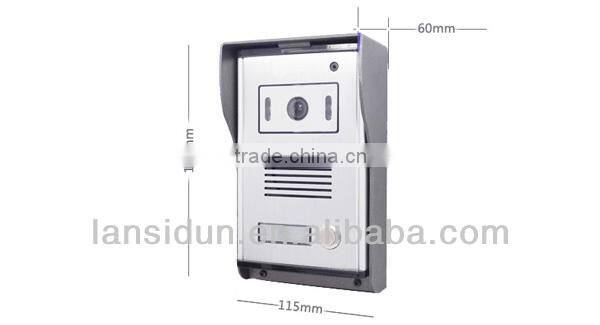 China new 7 inch ABS building video door intercom system
