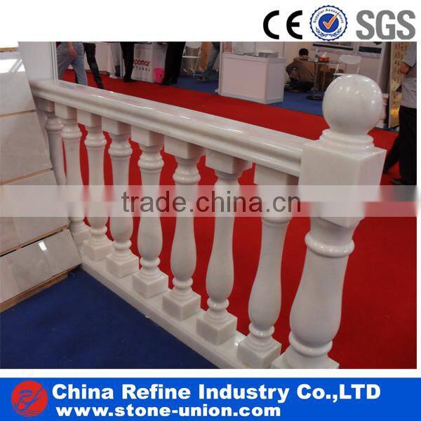 white natural stone garden pillars&barriers