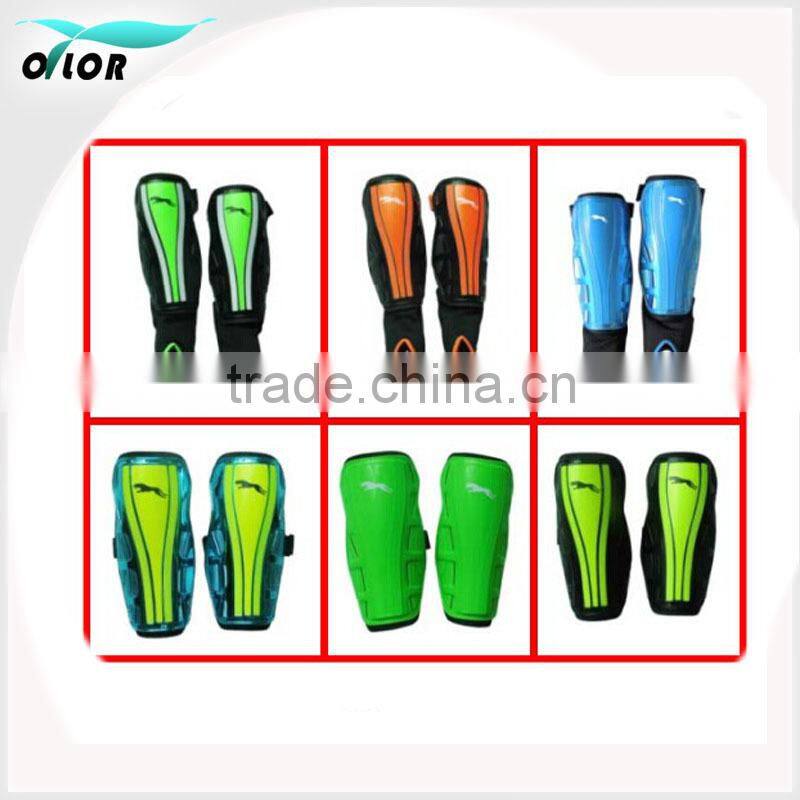 Elastic custom football shin guard with elastic strap