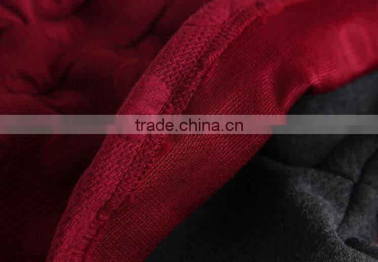 High quality red girl tight pants