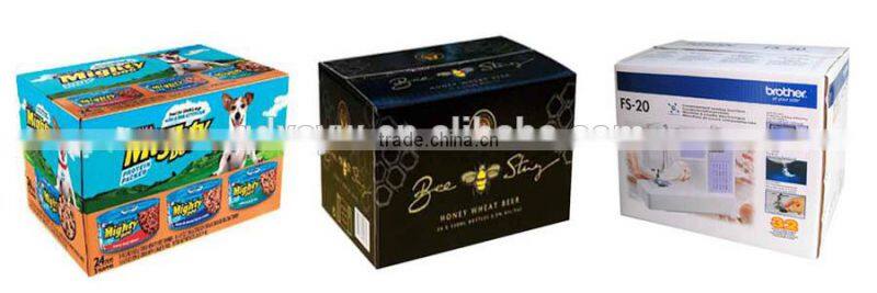 Custom Printed Beer Bottle Packaging Carton