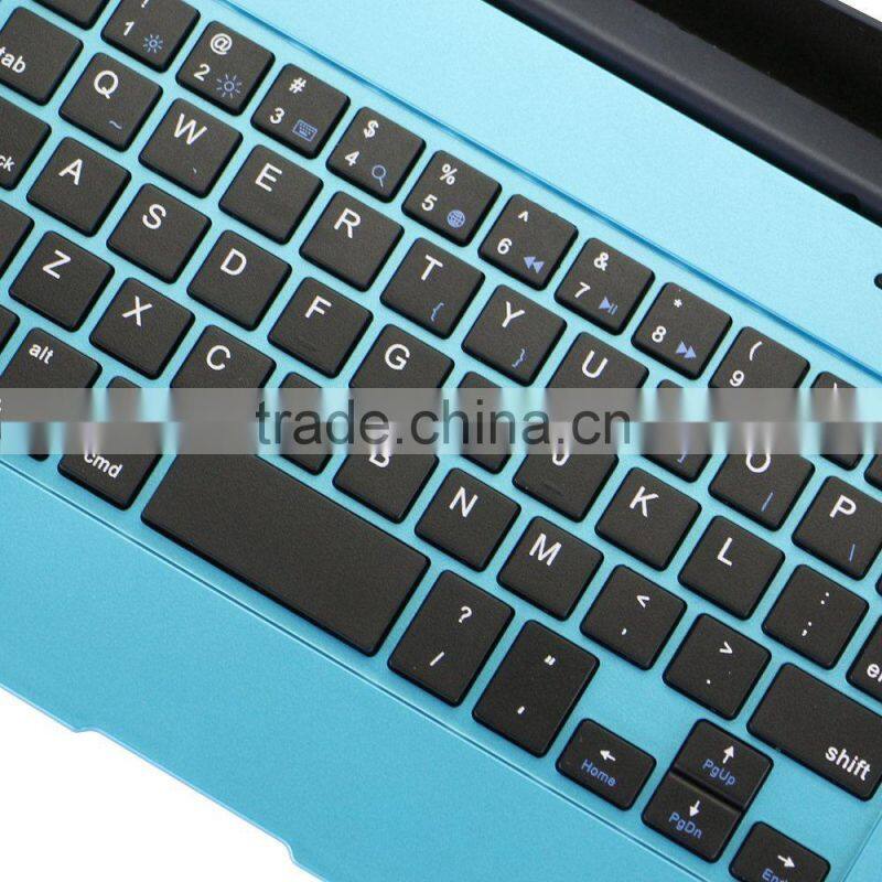 Bluefinger Bluetooth 3.0keyboard case cover for iPad Mini with detacable cover,calmshell keyboard,