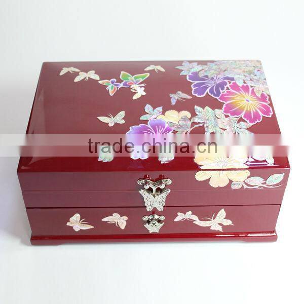 Luxury classical small wooden jewelry boxes wholesale