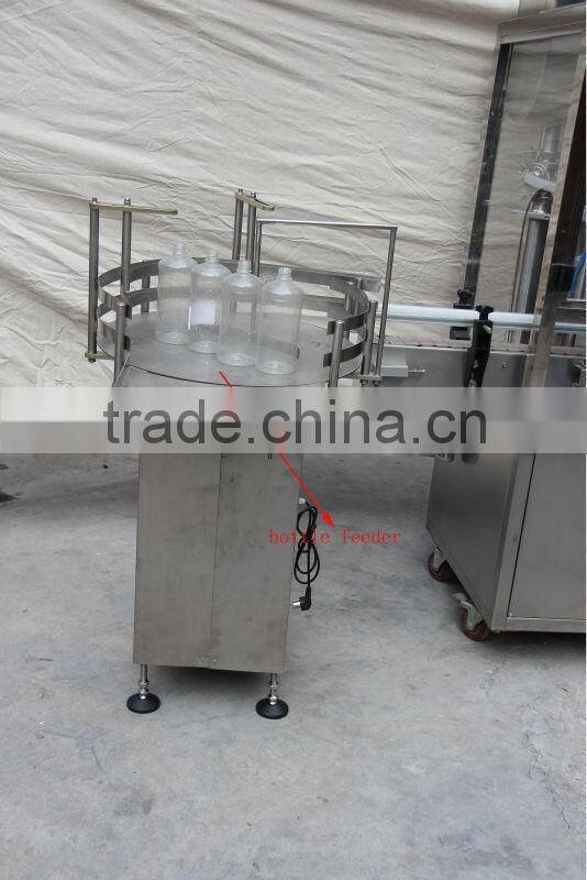 4 nozzles Automatic piston juice filling machine with horizontal fillers