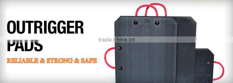 Excellent plastic outrigger plate with customized color and specification.